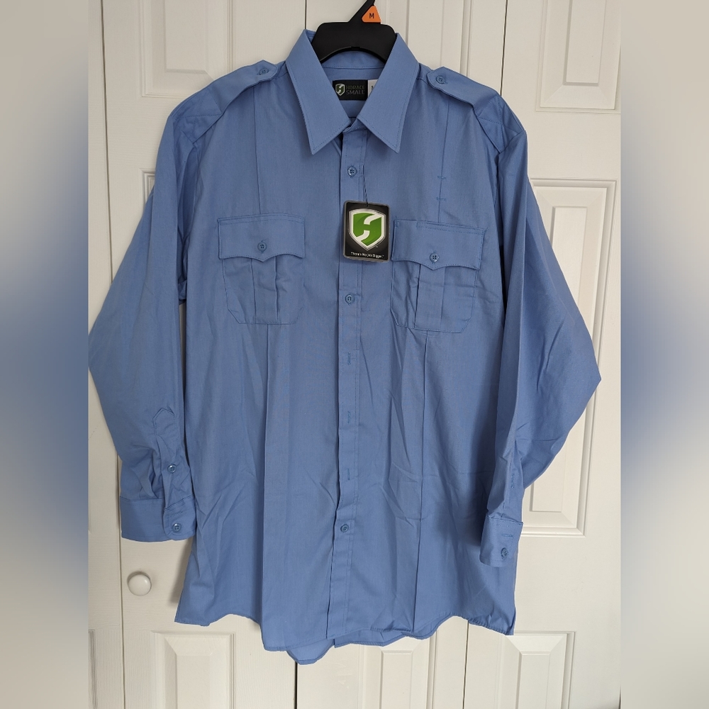 Horace Small Men's Classic Long Sleeve Sentinal Security Shirt size 18-36.